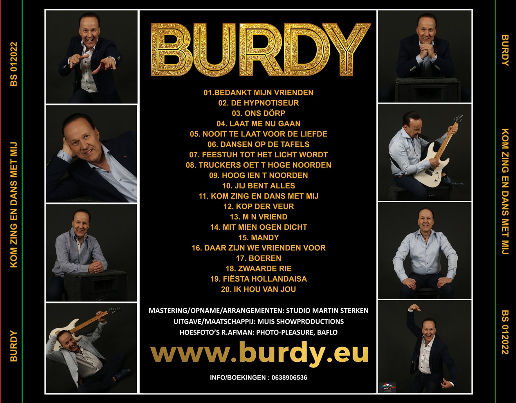 Leer Vervagen Briljant CD Burdy – Kom zing en dans met mij ( 20 titels – promo ) – Burdy